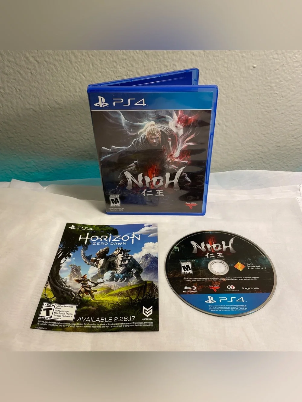 Nioh (Sony PlayStation 4, 2017) PS4 Complete CIB Tested & Works Videogame